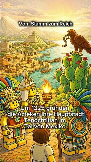 Die Azteken 🌎Eine Hochkultur mit riesigen Städten, Handel und Religion. Amerika vor den Europäern.