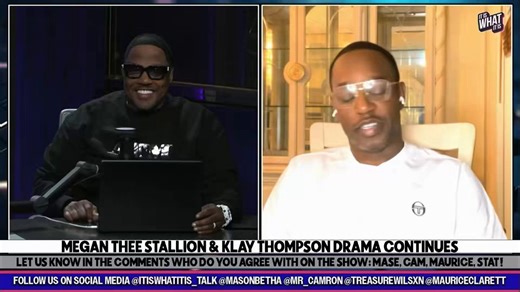 Cam’ron and Ma$e GO OFF on Megan Thee Stallion and fans saying Klay Thompson fumbled, saying he was the PRIZE because of his status and that he had no plan marrying her and shouldn’t believe her when she says he cheated 😳👀🔥“You rap about being a h0e, mad rappers f— you and Klay did too, but then we gotta be polite” 🤣🤣