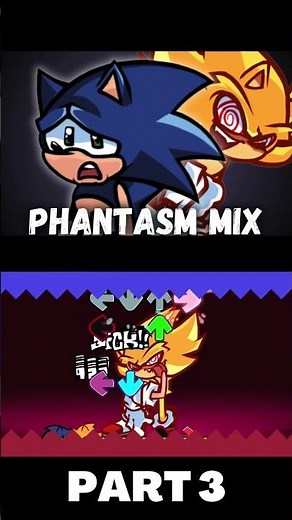 Chaos Nightmare - Phantasm (PART 3) (Remix) (FNF MOD) #shorts