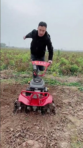 Multi-functional Mini Tiller, Rotary Tiller, Weeder, Ditcher and Rigging Machine #shorts #farming