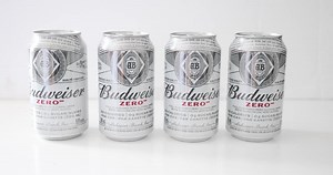 Budweiser Zero Cans. an American-style Lager Brewed with Budweiser's Classic Ingredients without the Alcohol Stock Video - Video of american, brew: 324142667