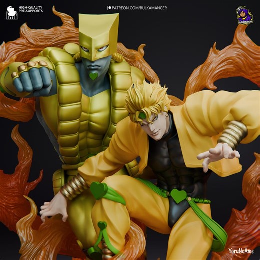 Dio Brando | Jojo's Bizarre Adventure 3D Resin Garage Kit | Anime Game Figure | DIY Resin Model - Etsy