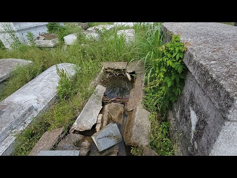 Worst Cemetery I've Ever Seen!!! Warning Open Graves & Exposed Coffins