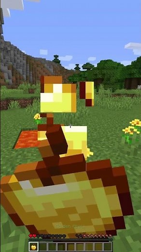 How to eat a golden apple in minecraft
