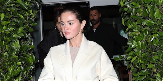 Selena Gomez Embraces Her Newlywed Era in a Bridal-White Coat and Wedding Rings