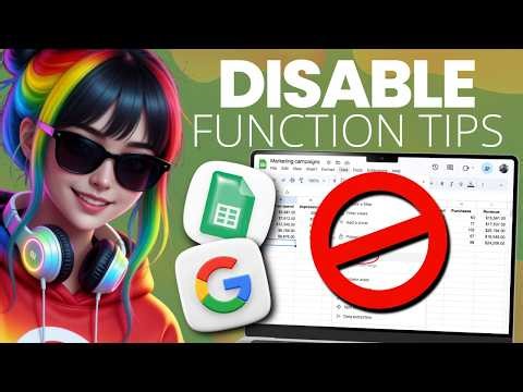 How To Disable Named Function Suggestions In Google Sheets (2026)