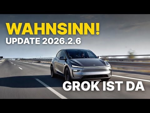 Tesla Software Update 2026.2.6: Amazing! Grok is here...