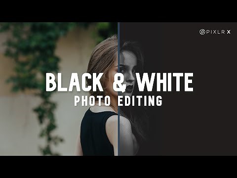 How to Create a Dramatic Black and White Portrait with Pixlr X