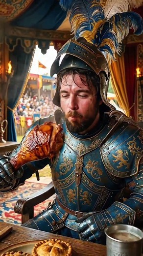 Victory Feast : Giant Turkey Leg Mukbang ASMR