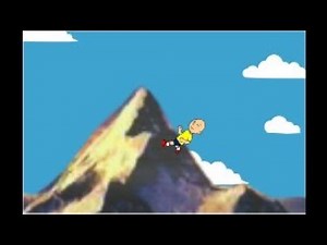 Caillou climbs the Paramount mountain