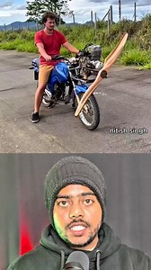 See how he blows away his father Follow me me new ID 👉Nitish Singh 👈 #facebookpostシ #videoviralシ #reelsfbシ #facebookreelsviral #facts #facebookreel #fb #bikelife | Nitish Singh