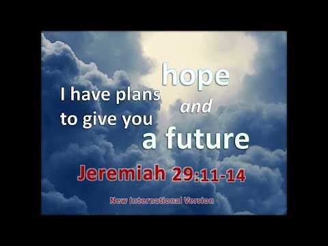 Jeremiah 29:11-14 - I have plans to give you hope and a future