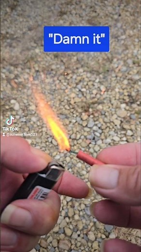 Firecracker prank