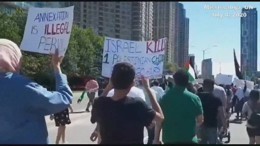 ‘Jews are our dogs’ chanted at Mississauga rally