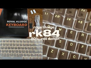 ⌨️ royal kludge rk84: budget mechanical keyboard unboxing + lighting effects, typing sounds | ph