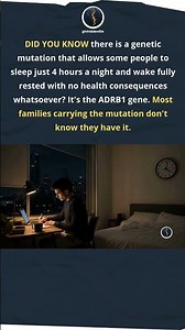 Your family might have this sleep superpower and not know it #genetics #sleep