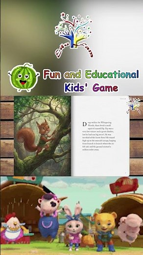 🐿️🐘 The Tiny Traveler and the Gentle Giant | Relaxing Forest Journey | EduFam Kids TV ✨