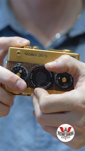 Victory Camera on Instagram: "This is one of our favorites - the Rollei 35 S (especially the gold one!) It’s a pocket sized camera with a sturdy metal build and excellent image quality. Plus, Queen Elizabeth II used a Gold Rollei 35 S! • • • #35mm #rollei #rollei35 #victorycameraclub"