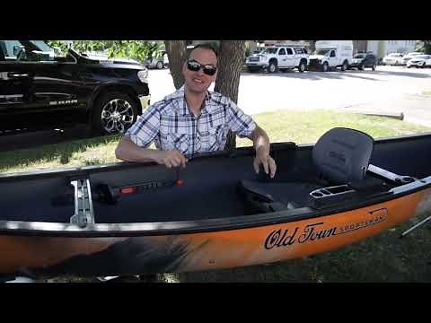 Old Town Solo Canoe Lineup