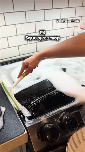 Part 3: the satisfying squeegee and mop cleanup 😍🫧 #cleantok #squeegee #cleaningtiktok #asmrcleaning #oddlysatisfying