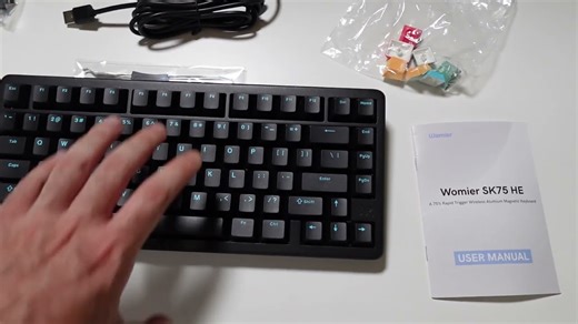 Womier SK75 HE Keyboard – Unboxing and Setup Guide