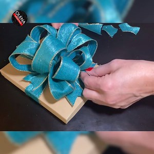 98K views · 518 reactions | This Christmas you will make the perfect gift bows because it's simple with this tutorial  | Olena Lifestyle | Facebook