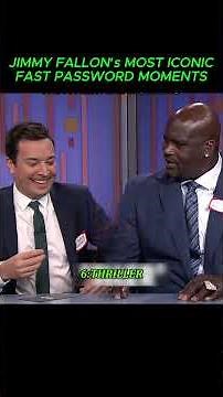 Jimmy Fallon’s Most Iconic Fast Password Moments p3 #jimmyfallon #usa #password #celebrity