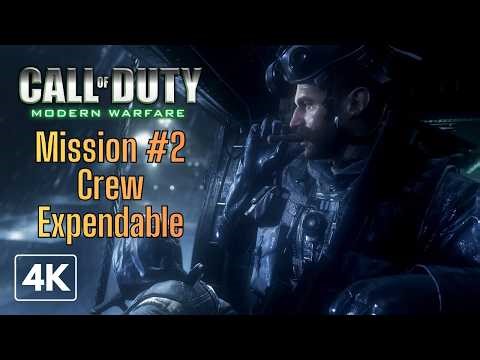 Call of Duty 4: Modern Warfare - Mission #2 - Crew Expendable (PC 4K60FPS)