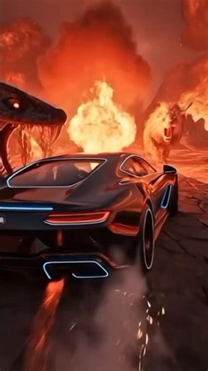 Infernal Drive | Egyptian Arabic & English Hell Song | Luxury Car & Blue Fire Demon#Hell#Luxarycar