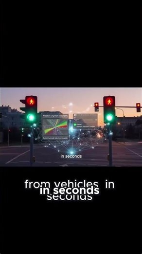 How AI Makes Traffic Lights “Smart” 🚦 #AISmartTrafficLights #AITrafficControl #SmartCityTraffic #AI