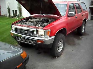 1990 Toyota 4Runner V6 5-Speed 4x4 3V-ZE