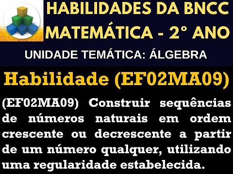 EF02MA09 Álgebra - 2º Ano Ensino Fundamental