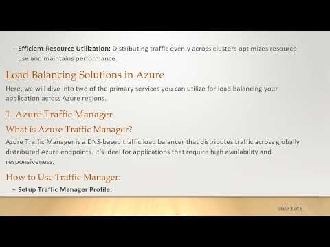 Effectively Load Balancing Your Application Across Azure Regions with Traffic Manager and Front Door