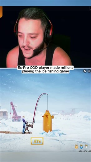 Ex-COD pro made millions playing Ice fishing