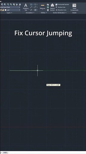 AUTOCAD Tips Day 03 | Fix Cursor Jumping in AutoCAD⚡(1-Min Solution) | HOME LIVE'S #autocad #cursor