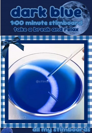 Dark Blue Stimboard: Relaxation in 1 Minute