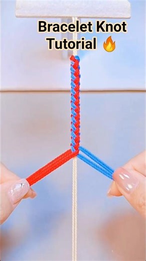 Bracelet Knot Tutorial 🔥 #diy #bracelet #shortvideo #youtubeshorts ‪@GharKiBunai‬