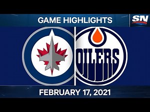 NHL Game Highlights | Jets vs. Oilers - Feb. 17, 2021