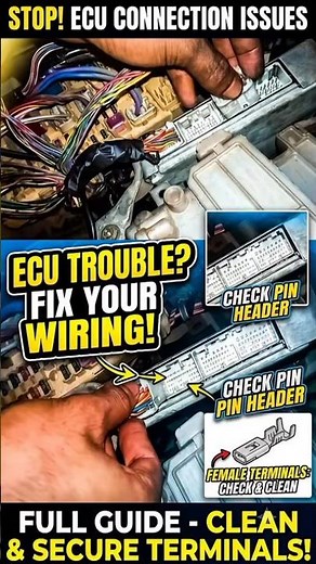 How to Fix Bad ECU Connections & Loose Socket Terminals Step-by-Step