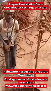 14K views · 1.4K reactions | Ringwell Installation Demo Groundwater Recharge structure | Mission Green Mumbai | Facebook