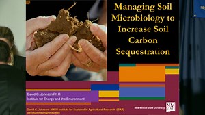 1.8K views · 57 shares | In his presentation at RI's 4 p 1000 event in Washington DC in March, New Mexico State University molecular biologist Dr. David Johnson explains how "getting the biology right” is critical to storing carbon in soils. | Regeneration International | Facebook