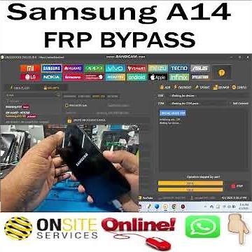 Samsung Galagy A14 Frp Bypass Unlock Tool