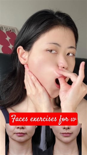 4 Face Exercises That Reduce Wrinkles and Tighten Skin #face #tightenskin #coolsculpt