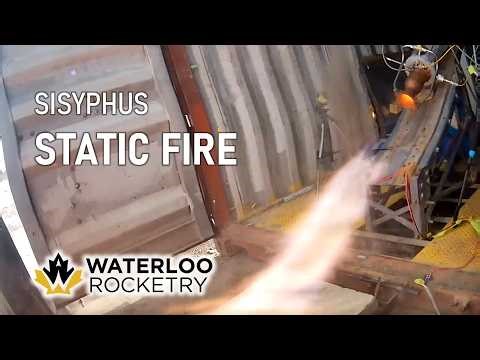 Sisyphus: A Regeneratively Cooled Liquid Engine - Static Fire