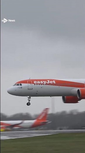 Flights struggling to land and diverted during Storm Bram