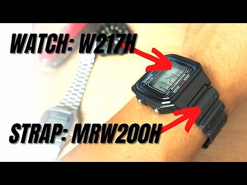 Alternative Replacement Strap for CASIO W217H