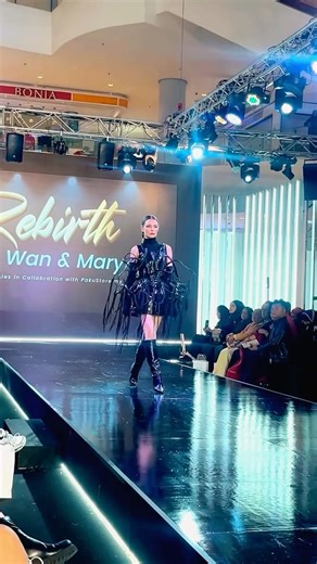 WAN&MARY | LOOK 13 REBIRTH BY WAN&MARY BLACK STATEMENT DRESS DEMI COUTURE 2025 NEW COLLECTION RELEASE AT KEDAH FASHION WEEK 2025 🫶🏼😍❤️ BAG... | Instagram