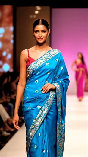 saree fashion show in hot saree look #love #sareefashion #sareelook