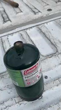 Small LP (liquid propane) cylinder disposal
