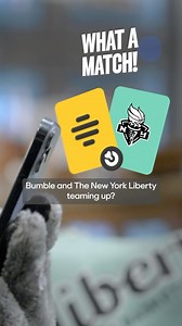 51K views · 20 reactions | THAT'S RIGHT! ✨ We're proud to announce that Bumble is now the official dating app sponsor of the legendary @nyliberty! We're beyond excited to support this incredible team and players making history. Together, we'll bring exclusive experiences to our community, connecting you over a shared love of the game and empowering connections both on and off the court. | Bumble | Facebook